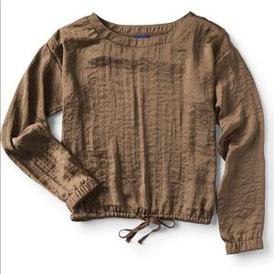 Dark Green Knit Blouse by Aeropostale